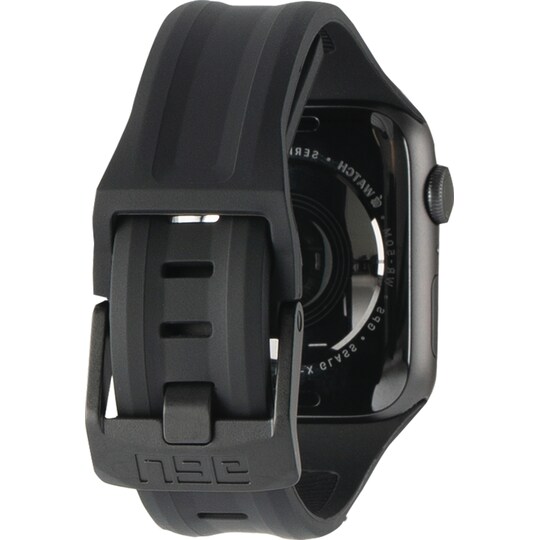 UAG Scout Apple Watch 42-45 mm silikoniranneke (musta)