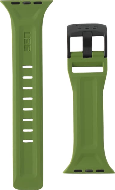 UAG Scout Apple Watch 44/42mm silikoniranneke (oliivi)