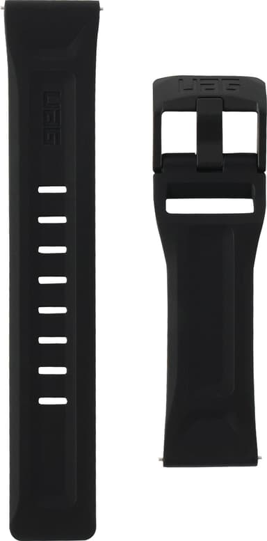 UAG Scout Samsung Galaxy Watch 46mm silikoniranneke (musta)