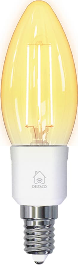 Deltaco SH-LFE14C35 LED-hehkulangallinen älylamppu E14