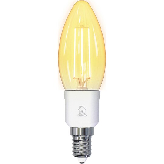 Deltaco SH-LFE14C35 LED-hehkulangallinen älylamppu E14