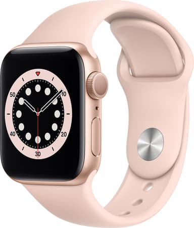 Apple Watch Series 6 40mm GPS (kul. alumiini/pin. urheilura.)