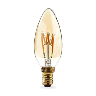 LED-Retrohehkulamppu E14 | Kynttilä | 3 W | 100 lm
