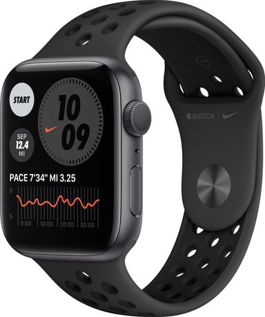 Apple Watch Nike Series 6 44mm GPS (har. alu./Nike-ranneke) - Gigantti  verkkokauppa