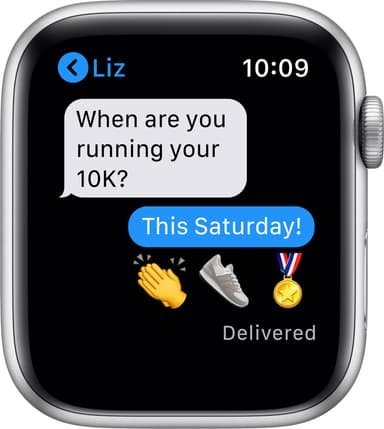 Apple Watch Nike Series 6 44mm GPS+Cellular (hop. alu./Nike-ranneke)