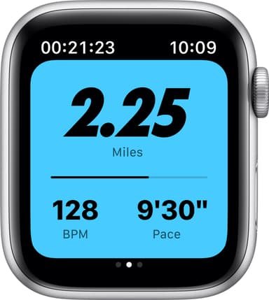 Apple Watch Nike Series 6 44mm GPS+Cellular (hop. alu./Nike-ranneke)