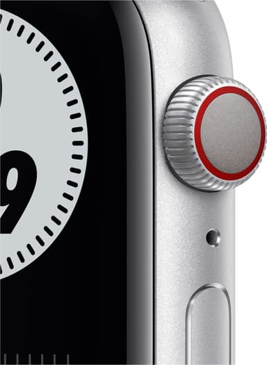Apple Watch Nike Series 6 44mm GPS+Cellular (hop. alu./Nike-ranneke)