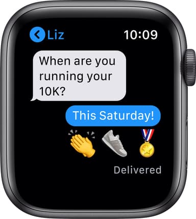 Apple Watch Series 6 44mm GPS+Cellular (har. alumiini/mus. urheilura.)