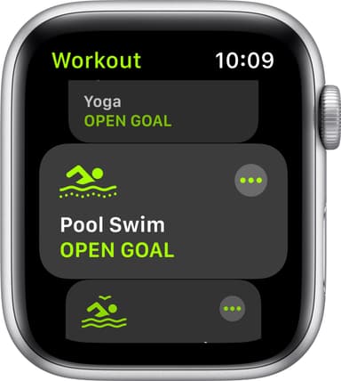 Apple Watch SE 44mm GPS (hopea/valkoinen urheiluranneke)