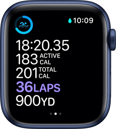 Apple Watch Series 6 44mm GPS (sin. alumiini/sin. urheilura.) - Gigantti  verkkokauppa