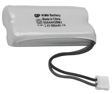 Ladattava NiMH -akku 2.4 V 600 mAh 1-Blisteri