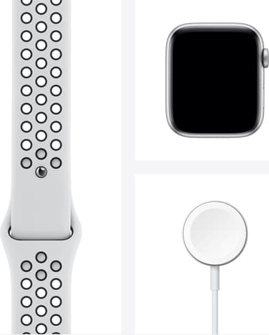 Apple Watch Nike Series 6 44mm GPS+Cellular (hop. alu./Nike-ranneke)