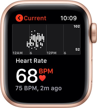 Apple Watch SE 40mm GPS (kulta/hietapinkki urheiluranneke)