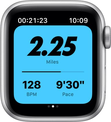 Apple Watch Nike Series 6 40mm GPS+Cellular (hop. alu./Nike-ranneke)