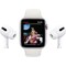 Apple Watch Series 6 44mm GPS+Cellular (har. alumiini/mus. urheilura.)