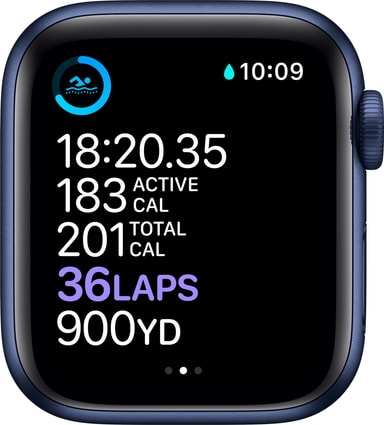 Apple Watch Series 6 40mm GPS+Cellular (sin. alumiini/sin. urheilura.) -  Gigantti verkkokauppa