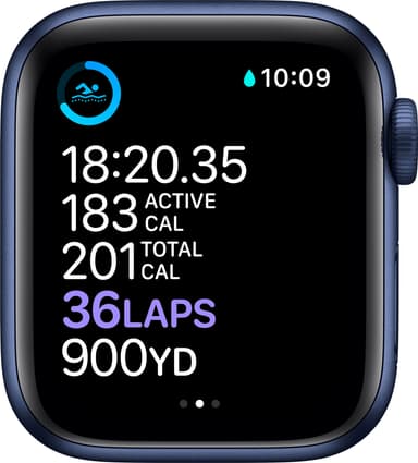 Apple Watch Series 6 40mm GPS+Cellular (sin. alumiini/sin. urheilura.)