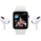 Apple Watch SE 40mm GPS (tähtiharmaa/musta urheiluranneke)