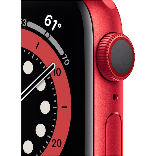 Apple Watch Series 6 40mm GPS+Cellular (pun. alumiini/pun. urheilura.)