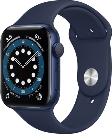 Apple Watch Series 6 44mm GPS (sin. alumiini/sin. urheilura.)