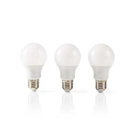 LED-Lamppu E27 | A60 | 9,4 W | 806 lm | 3-pakkaus