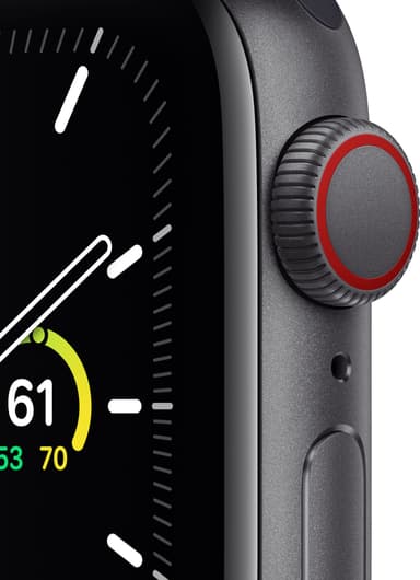 Apple Watch SE 40mm GPS+Cellular (tähtiharmaa/harmaa sport loop)