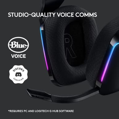 Logitech G733 Lightspeed RGB pelikuulokkeet (musta)