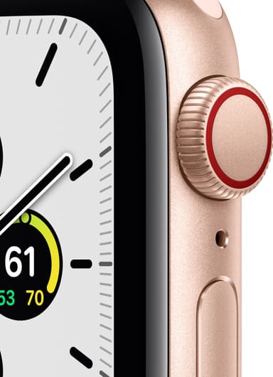 Apple Watch SE 40mm GPS+Cellular ((kulta/hietapinkki urheiluranneke)