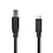 USB 2.0 -Kaapeli | Type-C, Uros - B, Uros | 2,0 m | Musta