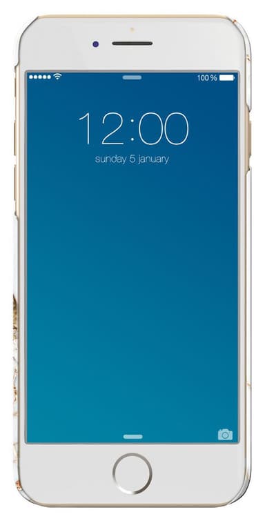 iDeal Fashion iPhone 6/7/8/SE Gen. 2/3 suojakuori (Carrara-marmori)