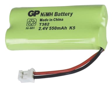 Ladattava NiMH -akku 2.4 V 550 mAh 1-Blisteri