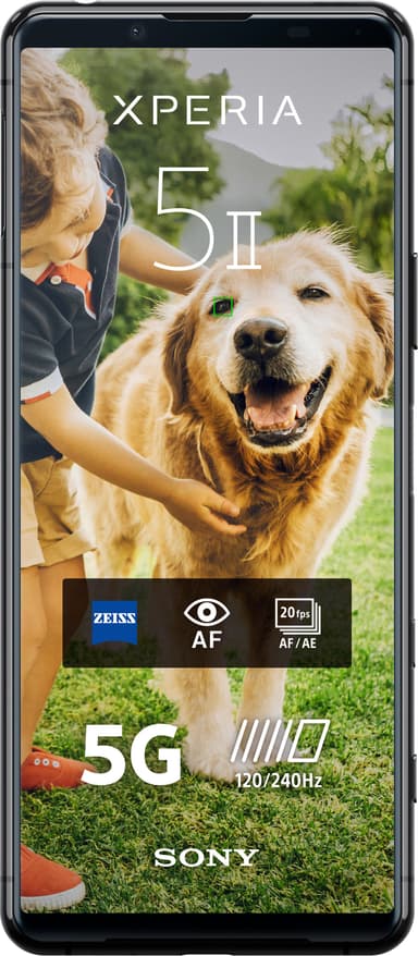 Sony Xperia 5 II 5G älypuhelin (musta)