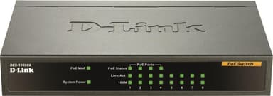 D-Link 8-port 10/100 Desktop Switch with 4 PoE Ports