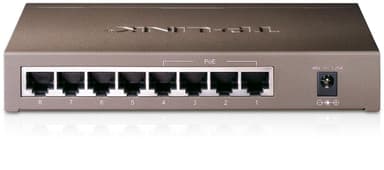 TP-LINK kytkin 8 porttia 10/100 PoE pöytämalli