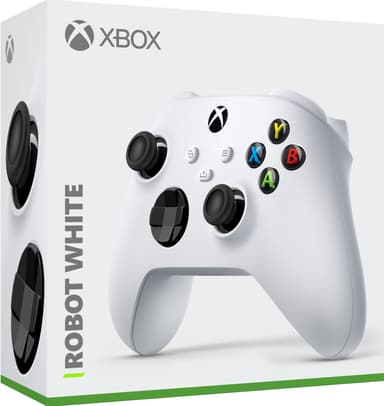 Xbox Series X ja S langaton ohjain (robotinvalkoinen)