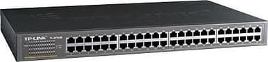 TP-LINK verkkokytkin,48porttia,10/100 Mbps,RJ45, AutoMDI/MDIX,19"
