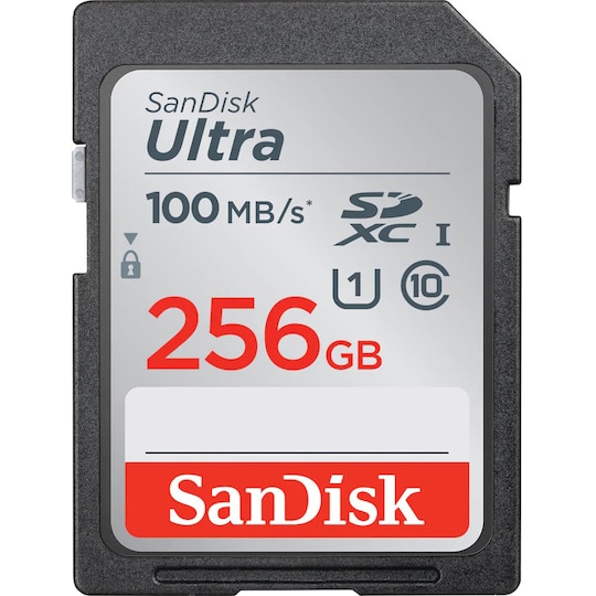 SanDisk Ultra SDHC/SDXC 256GB muistikortti