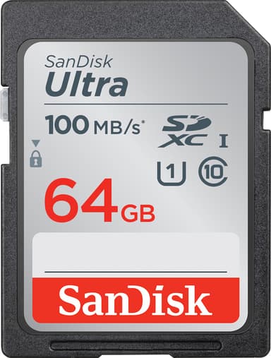 SanDisk Ultra SDHC/SDXC 64GB muistikortti