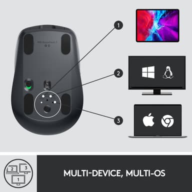Logitech MX Anywhere 3 langaton hiiri (grafiitti)