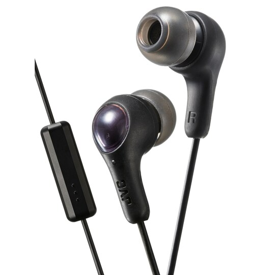 JVC Gumy Plus in-ear kuulokkeet (musta)