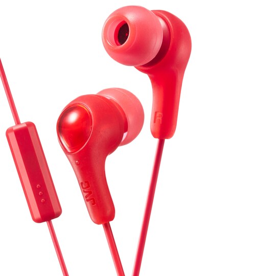 JVC Gumy Plus in-ear kuulokkeet (punainen)