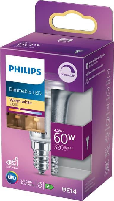Philips LED lamppu 4,3 W E14