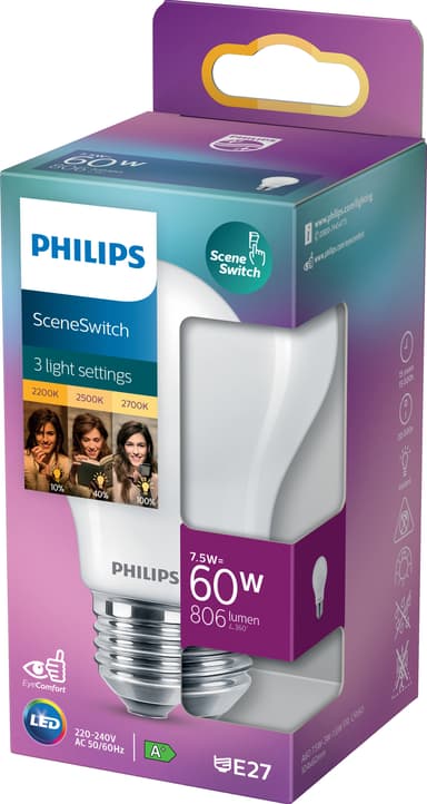 Philips LED lamppu 7,5 W E27
