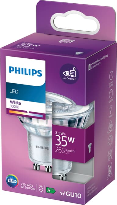 Philips LED spottilamppu 3,5 W GU10