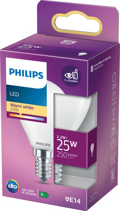 Philips LED lamppu 2,2 W E14