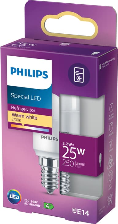 Philips LED lamppu 2,6 W E14