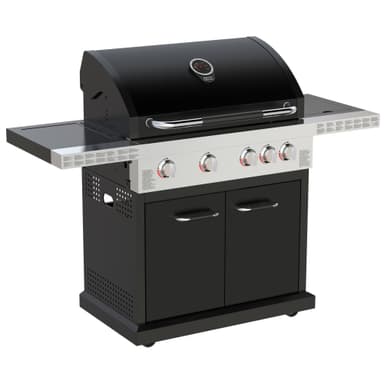 Jamie Oliver Pro 4+1 kaasugrilli (mattamusta)