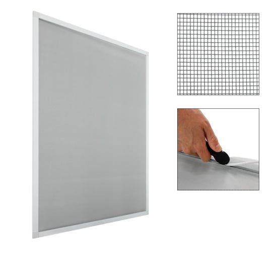 5 x fly screen alumiinikehys valkoinen 100 x 120 cm 100 x 120 cm