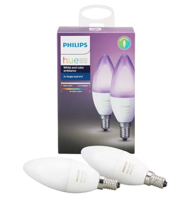 Philips Hue White & color ambiance lamppu 6,5W B39 E14