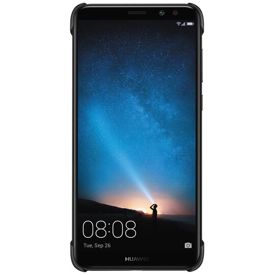 Huawei Mate 10 nahkainen suojakuori (musta)